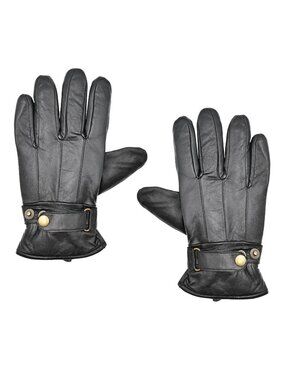 Mens Lambskin Leather Winter Gloves
